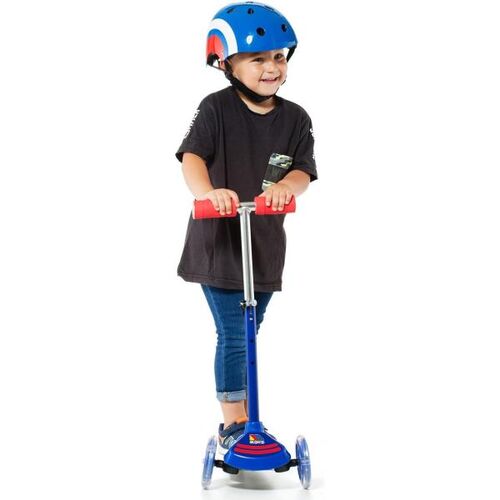 Patinete maxi scooter con luces azules