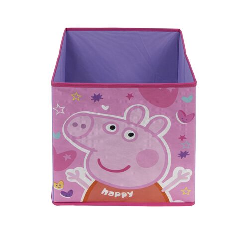 Cubo contenedor Peppa Pig 31 x 31 x 31 cm