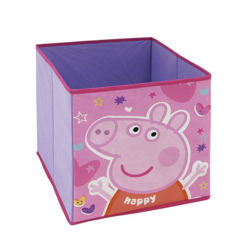 Cubo contenedor Peppa Pig 31 x 31 x 31 cm