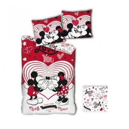 Ropa de Cama Disney Minnie y Mickey Mouse 140 x 200 cm