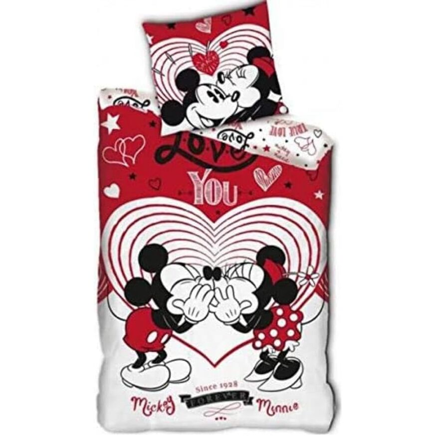 Ropa de Cama Disney Minnie y Mickey Mouse 140 x 200 cm