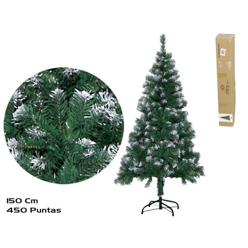 Árbol Navidad nevado Axel 450 puntas 150 cm