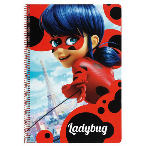 Libreta Lady Bug Torre Eiffel A4 tapa dura Modelo 2