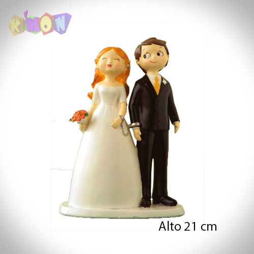 Figura boda novios esposados 21cm