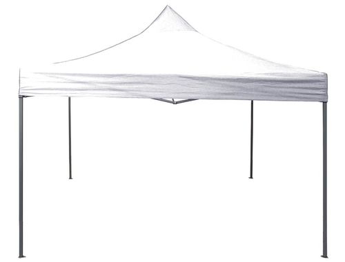 Carpa 3 x 3 hierro plegable blanca