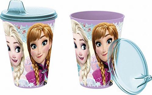 Vaso con tapa y sipper  Frozen 430 ml