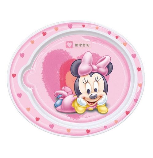 Plato ovalado apto para microondas Minnie 20,2 x 13,2 x 2,2 cm