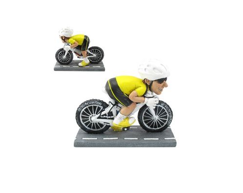 Figura resina 18cm ciclista